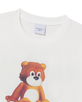 25FW ACテディーベア半袖Tシャツ クリーム
