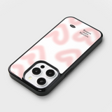 holiday epoxy bumper case (doodle heart)