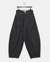 Onni Embroidered Balloon Wide Denim Long Pants