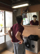 ニット レイヤード Vネック ショートスリーブ Tシャツ 4C