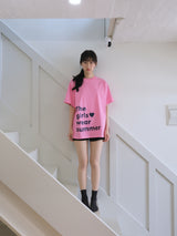 Girls wear summer T-shirt - Hot pink