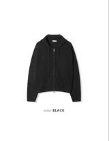 [Unisex] デイジーパンチングフードジップアップ(4color)