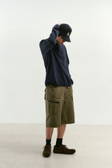 Monkey Pockets Cargo Shorts (Washed Khaki)