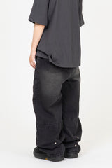 Ad Cut Line Washing Denim