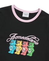 26SS WOMAN ACベアクロップリンガーTシャツ