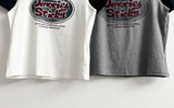 Rocklet color raglan short-sleeve t-shirt