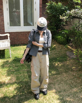 Poner Cation Parachute Diagonal Cargo Pants
