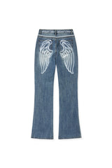 lace bt pants (blue)