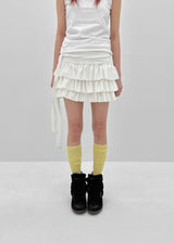 [MADE] Alotte Strap Tiered Skirt Pants