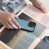 [Glass]  Stripe case(green)