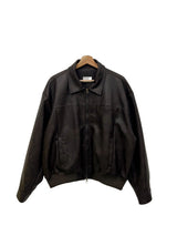 vintage leather jumper