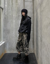Tech Color Matching High Neck Hood Zip-Up