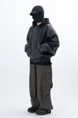 Kiria Leather Flight Jacket