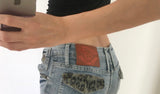 キャッチレオ&ローブーツカットデニムパンツ