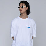 [UNISEX] SKY Cloud Drawing Smile Short Sleeve T-shirt