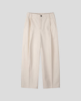 Marel One-tuck Wide Cotton Pants