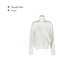 Baran Wool Loose Fit Long Sleeve Button Knit