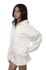 [ Pre-order ] ベーシックロゴローライズスウェットスカート White