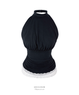 Serena Lace Halter Top (2color)
