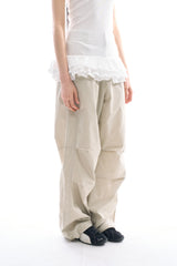 オアシス ルーズ パラシュート パンツ
