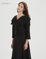Ivy cape collar blouse