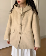 ダッフルハーフレングスハンドメイドコートジャケット
