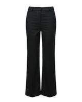 Metal Triclipse Semi Bootcut Slacks Black