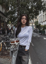 [U-BASIC] Etree Basic Round Long Sleeve