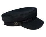 クラシックノエアメタルボタンブラックループセイラーキャップ (Black)