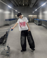 デレルジダードワイドデニムパンツ