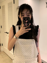[MADE] CHEHV FRILL KNIT SLEEVELESS