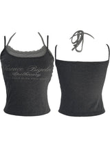elf Lettering layered sleeveless (2color)