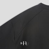 [HFORUS MADE]Layer Shoulder Sweatshirt IN RED