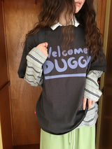 YWD WELCOME T-SHIRTS_CHARCOAL (1color)