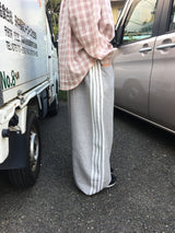 カーブド トラック パンツ