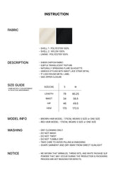 MOONFLOWER SKIRT black