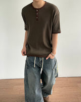 モルトリンガーワッフルショートスリーブTシャツ