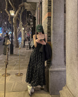 Nose Flower Long Dress