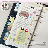 half Bullets journal green series