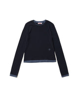 STAR LAYERED LONG SLEEVE - NAVY