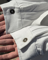 Drain Patch Work Shirt Jacket