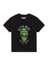 エイリアンヘッド1/2Tシャツスモールフィット　ブラック