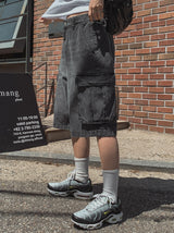 ペダビンテージウォッシングハーフカーゴパンツ