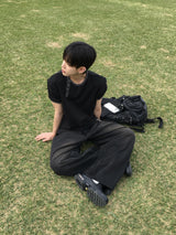 ソード ヘンリーネック リンガー ショートスリーブ Tシャツ 4C