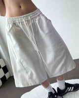 Even Halter Neck Hooded Button Loose Fit T-Shirt 4color
