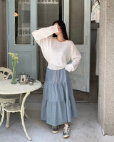 [MADE/夏ver.] Fluffy Basic Round Knitwear