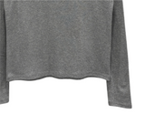 イーセル起毛ボタン短編長袖Tシャツ（3c）