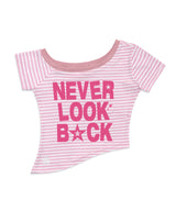 NLB ストライプワンショルダー半袖Tシャツ