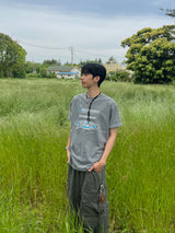 サイレントピグメントダイショートスリーブTシャツ (2 Colors)