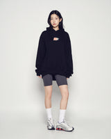 25FW ADLV FIREWORKS LOGO HOODIE BLACK